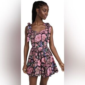 Cleobella Madeline Floral Bubble Mini Dress Size M